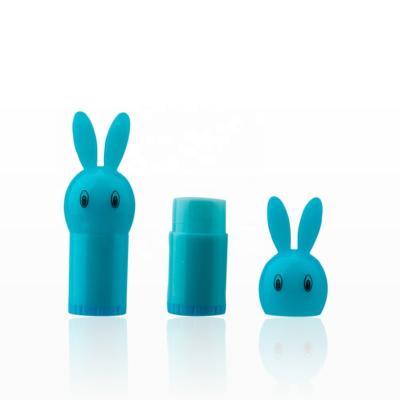 China Custom Colors Mini Cute Rabbit Lip Balm Tube Custom Colors Mini Cute Rabbit Lip Balm Tube Lipstick Tube Packaging Cartoon Lip Balm Containers for sale