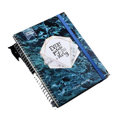 China Size Hardcover Spiral A6 Material Spiral Paper Binding Printing Custom Notebook for sale