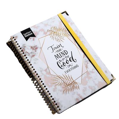 China Spiral Paper Material Composition Custom Printing A6 Diary Traveler Notebook for sale