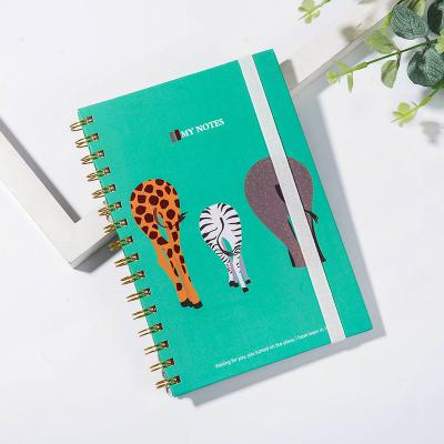 China 2021 hardcover book promotion spiral binding children manufacturers spiral paper notebook for sale