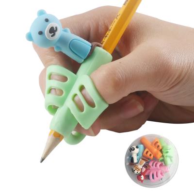 China Fashion.eco-friendly Pencil Holder Grips Pen Writing Aid Grip Set for Kids Writing for sale