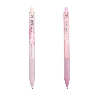 China High Quality Normal Cherry Blossom Pattern Gel Ink Pens Ink Pens For School for sale