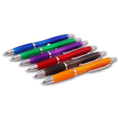 China office & School Factory Supply Color Customization Plastic Ball Attractive Logo Point Pen for sale