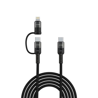 China For Android 20W/18W PD Braided type c to c mobile phone cable or fast charging usb c to 5pin for iPhone cable for sale