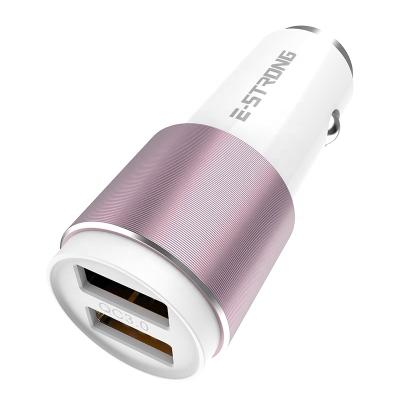 China Dual USB Mobile Phone/Car Charger 3.1A QC3.0 Fast Charger Cigarette Lighter Ipad/Camera/PDA/MP3 Adapter In Car Use for sale