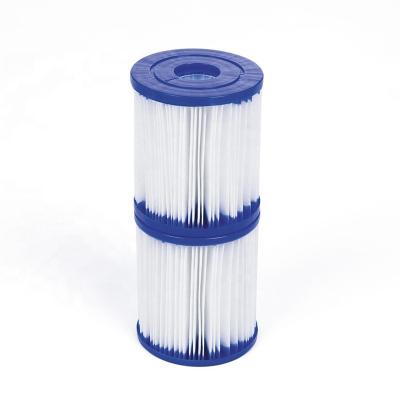 China Swimming pool filter easy to install multi-folded paper filter cartridge for swimming pool pump filter for sale