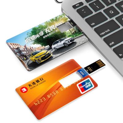 中国 Custom Business Credit Card Credit Card Flash Drive  Usb Flash Disk USB Memory Stick Flash Pen Drive 販売のため