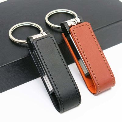 China Bulk Custom Logo16gb Usb Stick Leather Usb Flash Drive Made In China FCC, ce, RoHS for sale