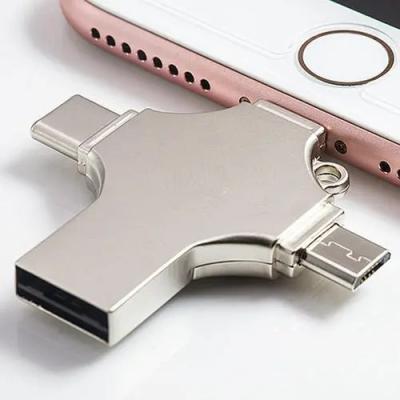 China OTG Multi-Function 4 In 1 Flash Drive 8gb 16gb Usb Flash Disk USB Memory Stick Flash Pen Drive for sale