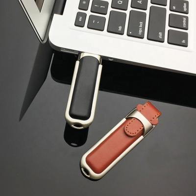 China Wholesale Creative Fashion Leather USB Flash Drive Flash Drives Business Leather U Disk zu verkaufen