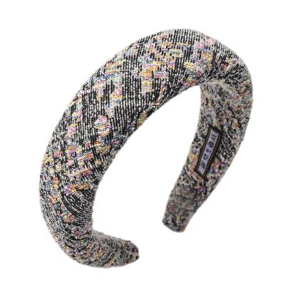 China OEM Human Fashion Accessories Beaded Crystal Hair Band Ladies Hair Decoration Beautiful Bellona pelo brooch for sale