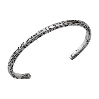 China Custom Women's Bellona OEM Women's OEM Armband 925 Package Charms Bangle Fashion Silver Cuff Bracelet for sale