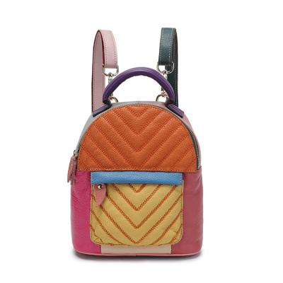 China Luxury Waterproof Fashion Mini Backpack School Bags Girls Girl Leather Backpack for sale