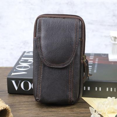 China OEM Leather Belt Buckle Phone Bag Pro Max Leather Case Real Leather Genuine Anti-theft Iphone Mobile Phone Protector for sale