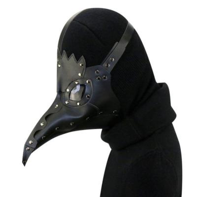 China Movice Character DWDP-HH11V Halloween Cosplay Steampunk Plague Doctor Mask Bird Beak Props Gothic Masks for sale