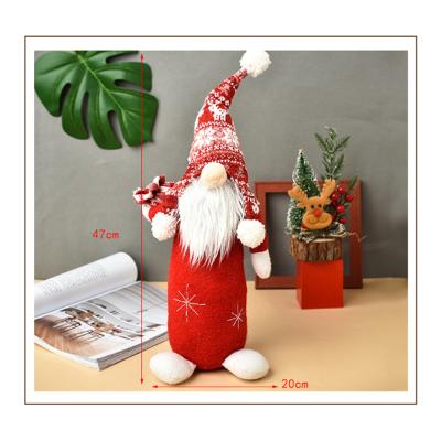 China Santa Decoration Swedish Hat Elf Faceless Doll Ornaments Handmade Christmas Gnome Long Figurines Easter Home Decoration DWDP-FL65V for sale