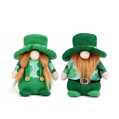 China Handmade Swedish Easter Home Decoration DWDP-FL55 St Patrick's Day Gnome Ornament Tomte Hanging Ornament for sale