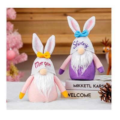 China Easter Home Decoration DWDP-FL42 Christmas Gnomes Decorations Set Handmade Santa Bunny Ears Gnome Plush Ornaments Christmas Gonk Dwarf Elf for sale