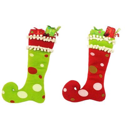 China Eco-friendly Christmas Elf Candy Bag Santa Candy Socks Elf Bottle Bag Wine Bottle Wrap for sale