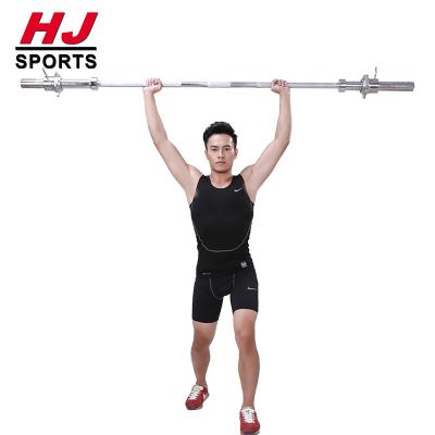 China Universal Fitness Gym Equipment Weight Lifting Chrome Alloy Steel Barbell Bar for sale