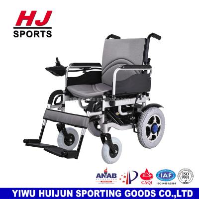 China New Arrival HJ-B597 HUIJUN Aluminum Stainless Steel Rehabilitation Medical Equipment Light Weight And Folding Power Wheelchair Electric Wheelchair for sale