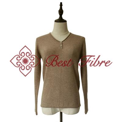 China Yak V-neck pullover for sale