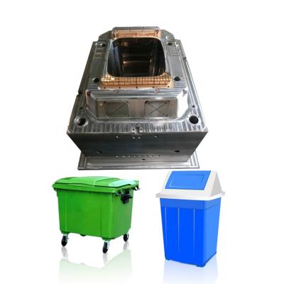 China Steel high quality outdoor large size plastic recycle mold city use dustbin mold industry wastebin mold molds for sale