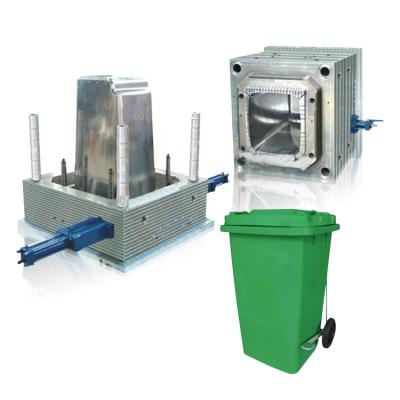 China Industrial Waste Bin Mold Factory Large Injection Garbage Industry Garbage Bin Mold High Quality Plastic Steel Bin Mold for sale