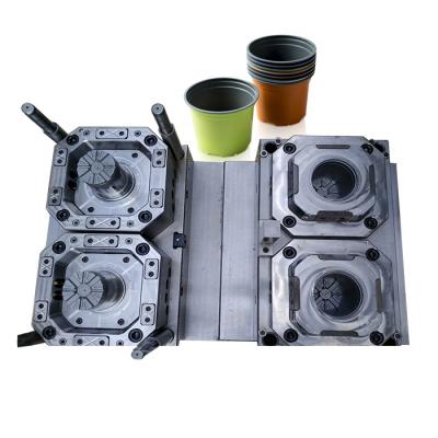 China High Quality Steel ABS Flower Pot Holder Injection Molding Garden Pot Mold Plastic Plastic Molds for sale