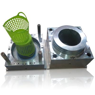 China China Steel Manufacturing Plastic Supermarket Carry Shopping Basket Injection Molding Molds for sale