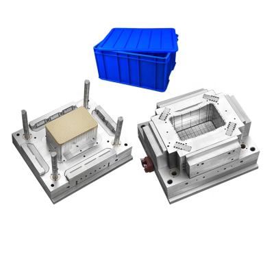 China Professional Steel Plastic Turnover Box Mold Fruit Turnover Crate Manufacturing Plastic Mold for sale