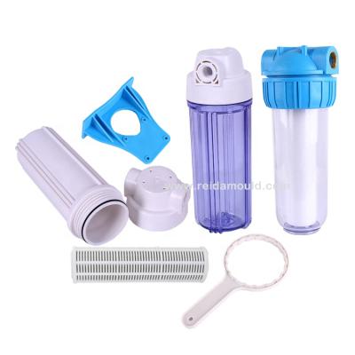 China Steel Hot Runner Multi-Cartridges Plastic Water Filter Housing Mold Plastic Mold Water Filter Cartridge Mold for sale