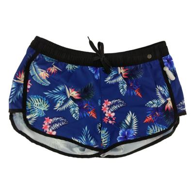 China Fleuron Breathable Custom Popular Printing Women Shorts Pants 4 Way Stretch Panel Sexy Stretch Panel Shorts Swim Beach Shorts for sale