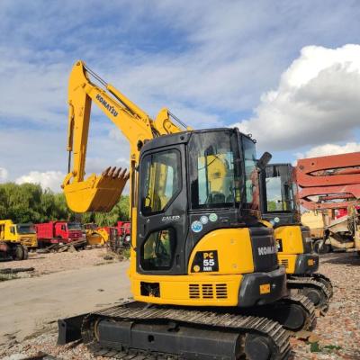 China Used Komatsu Excavator PC55  Secondhand 5.5ton Small Type Mini Crawler Digger for sale