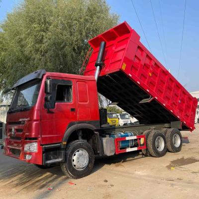 China Tweedehands Sinotruk Tipper Truck 30 Ton 10 Wheeler Howo 375 Dump Truck Te koop