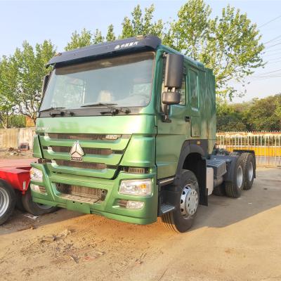 China Howo 420 Second Hand Tractor Trailers Truck Sinotruk 6x4 for sale