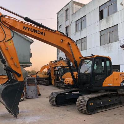 China Used Hyundai Digger  R220-9S  Secondhand 22ton Medium Type  Crawler Excavator for sale