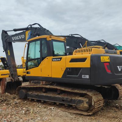 China EC220D Volvo Certified Pre Owned Used Excavator Hydraulic 22 ton Crawler Digger for sale