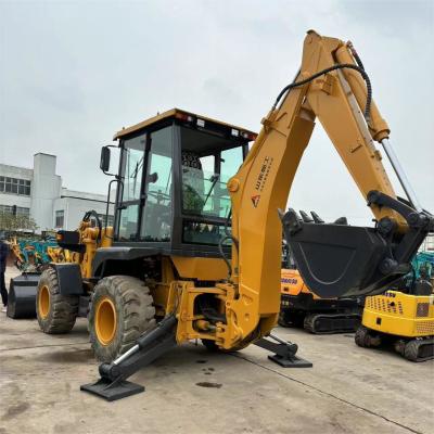 China Landscaping Used Backhoe Loader Lingong SDLG LGB680 8 Ton for sale