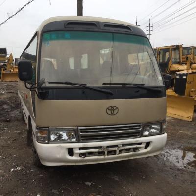 China 25 Passenger Used Mini Bus Dealers Toyota Coaster City Shuttle for sale