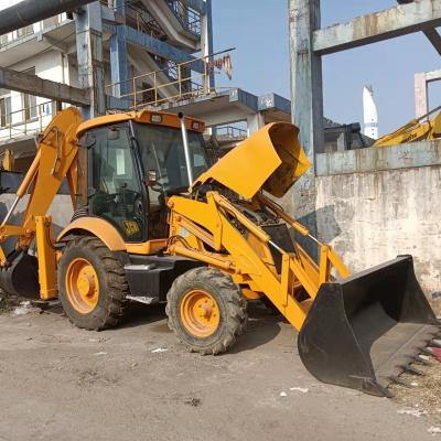 China Compacte tweedehands baggerlader JCB 3CX voor bouwplaats Te koop