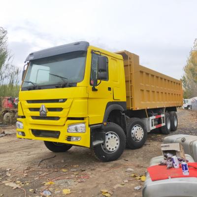 China LHD Gebruikte dumptruck Tipper Sinotruk Howo 371 375 pk Te koop