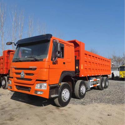 China 40T 8x4 Gebrauchtmüllwagen 12 Reifen Sinotruk Howo 371 375 zu verkaufen