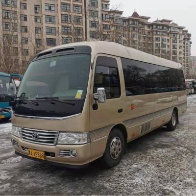 China 120kw Used Mini Bus Toyota Coaster 23 Seater coach for sale