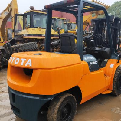 China Secondhand FD50 Toyota Diesel Forklift Dealer 5 Ton for sale