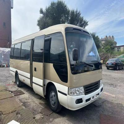 China Used 1HZ Toyota Coaster Bus City Shuttle 21 Passenger for sale