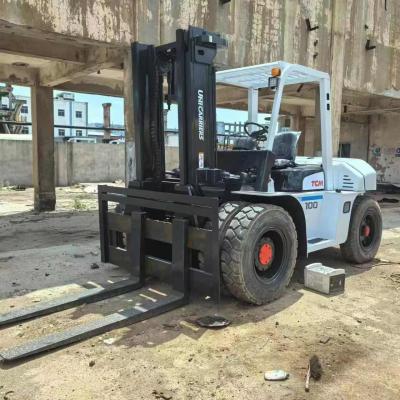 China Robust FD100TCM 10 Ton Forklift Second Hand Electric Forklift for sale