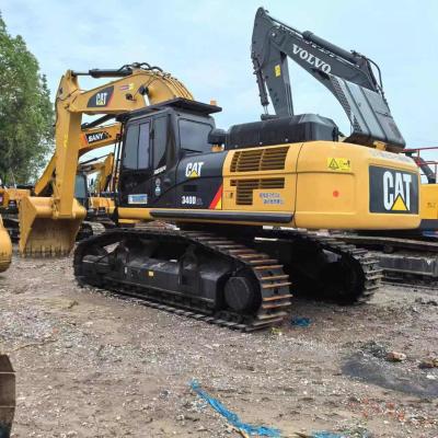 China Big Used Excavator CAT Caterpillar 340D2 40 Ton Crawler Digger for sale