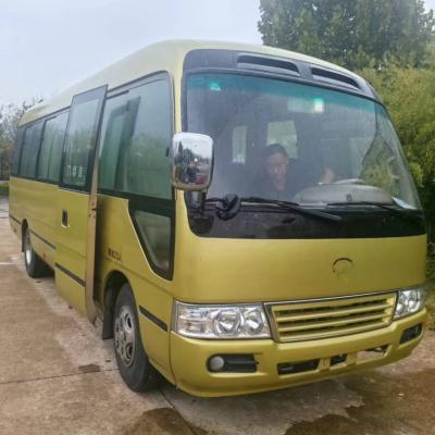 China 2nd Hand Toyota Coaster Bus City Shuttle 23 Passenger for sale