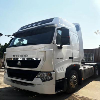 China 430hp Used Tractor Trailer Sinotruk Howo T7H 10 wheels for sale